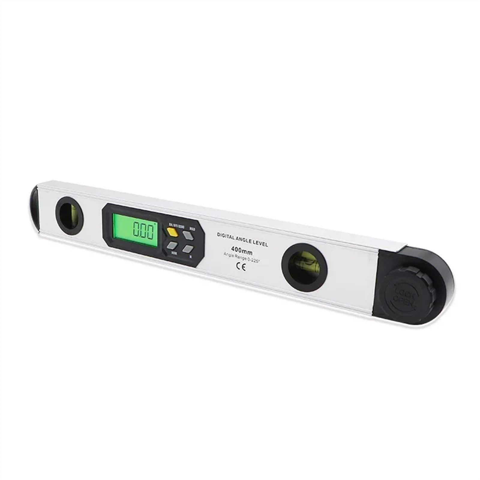 0-225 Gradi Digital Spirit Level Angle Finder Gauge Lega di Alluminio Elettronico Goniometro 400mm Angolo Righello Digitale
