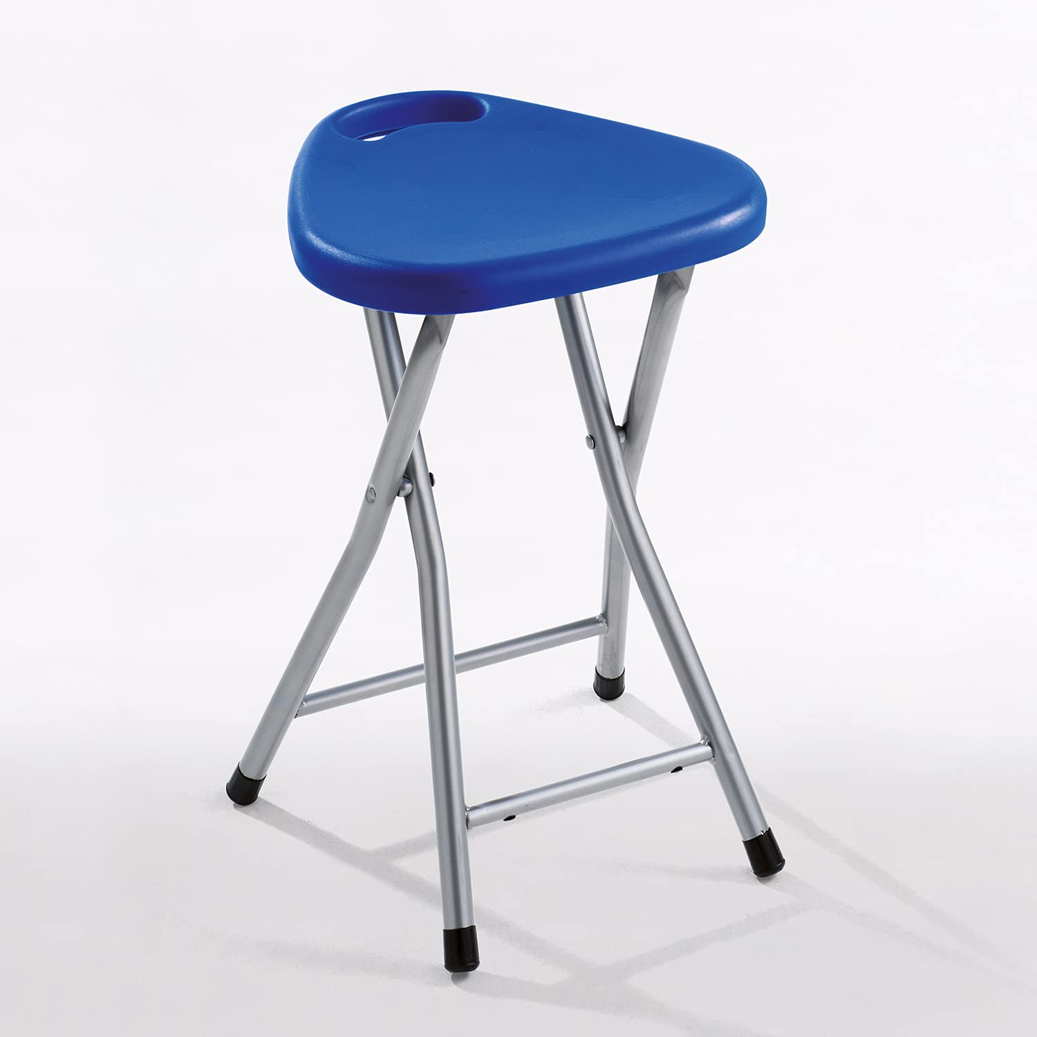 Sgabello Bagno Richiudibile Gedy - In Metallo E Resina, Colore Tortora, 46.5x26x28 Cm, Peso 1.156 Kg - Foto 11