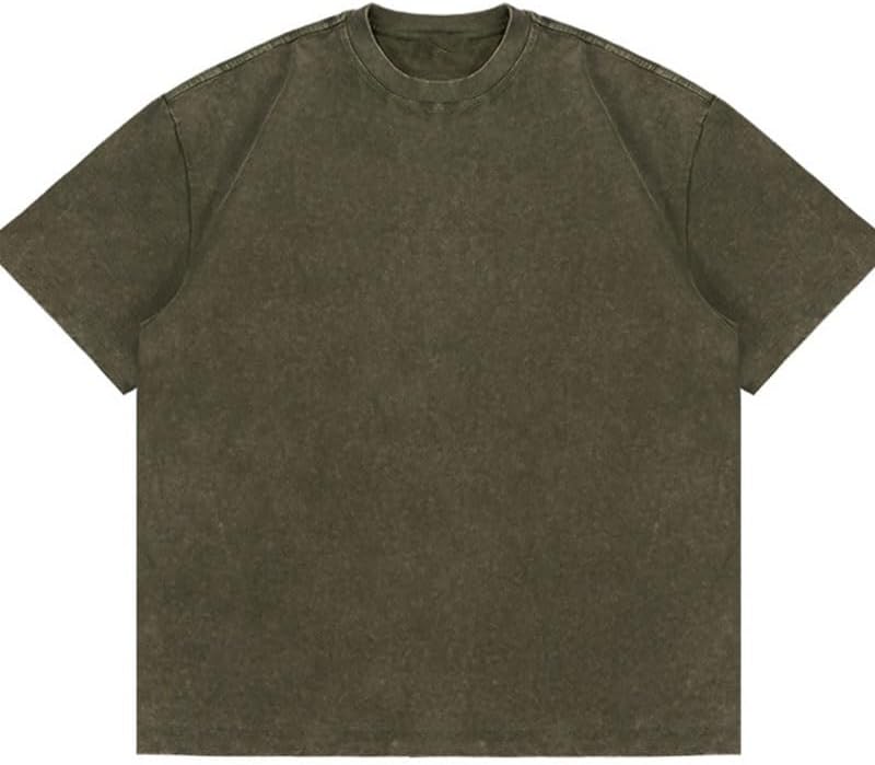 HBJWOV Men Round Neck Sports Versatile Vest Breathable Comfortable Quick-Drying Short Sleeves Fashion Casual Cotton Pullover Vest(Gray,X-Large)