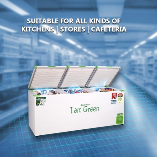 Image of Rockwell GFR1210F 998L Large Deep Freezer, Commercial Storage Freezer, 100% Copper Coil | Energy Efficient -25C to -18C | Heavy Duty PUF Insulation