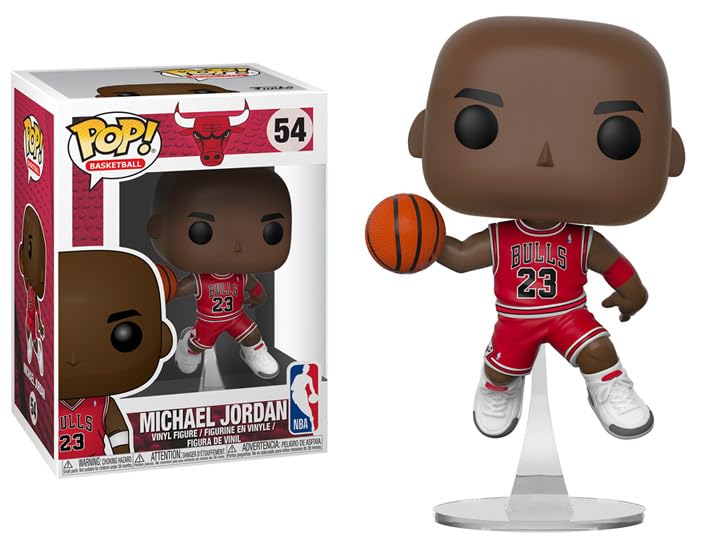 Amazon.com: Funko Michael Jordan Dunk + Pop Protector: Bulls Red