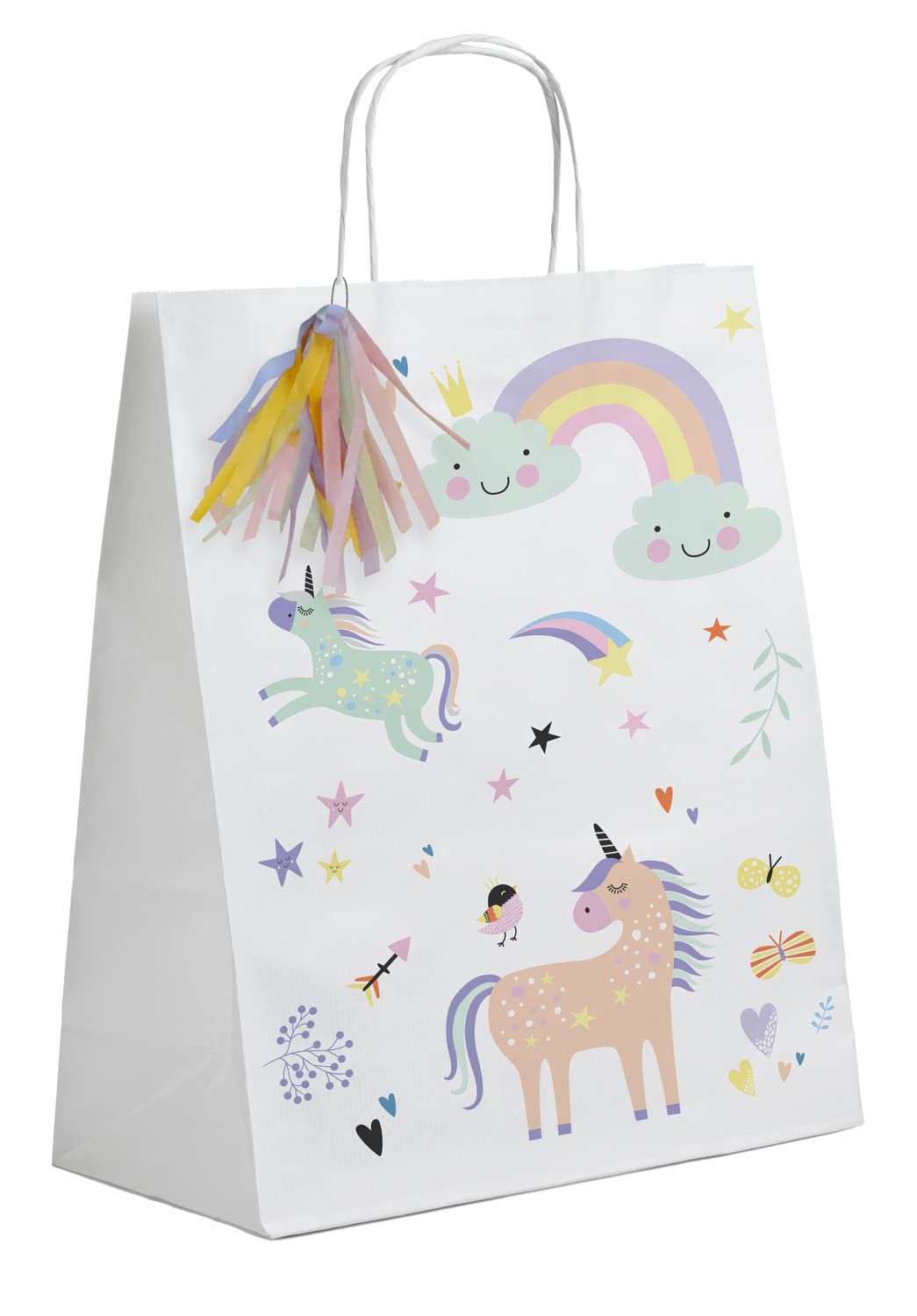 Folat 68315 Small Bags Unicorns & Rainbows, Pack of 6, Multi-Colour