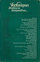 Technique: studies in composition 0063854317 Book Cover