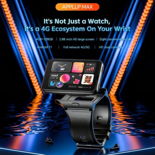 Reloj inteligente de 128 GB compatible con Android y gran pantalla de 2,88" 2