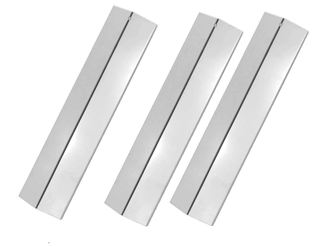 3-pak wymiennych płyt grzewczych ze stali nierdzewnej do modeli grilla gazowego Amana AM26LP, AM27LP, AM30LP-P, AM33LP-P i Surefire SF278LP, SF308LP