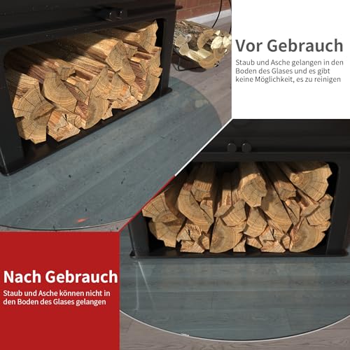 4-WAY Fach Silikon Dichtlippe Schmutzlippe für Kaminplatte Glasboden, Ofenbrett, Boden, Kaminplatte, Länge Außerirdische (8M)