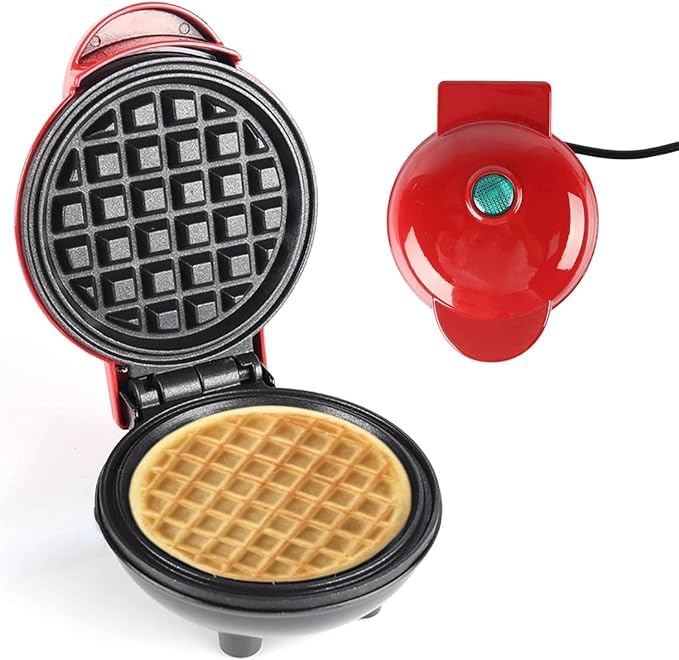 SUN PANTRY Waffle Maker Machine for Home | Non-Stick Plates, Compact & Easy to Use | Electric Waffle Iron for Quick Breakfast Snacks | Automatic Cooking with Heat Indicator Light-image-47
