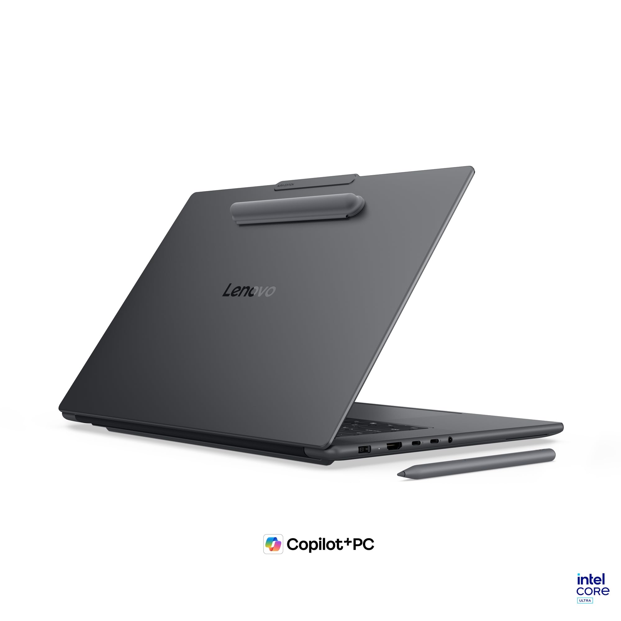 Lenovo Yoga Pro 9i Aura Edition Laptop | 16"3.2K OLED Touch Display | Intel Core Ultra 9 386H | 32GB RAM | 1TB SSD | NVIDIA GeForce RTX 5060 | Windows 11 | QWERTZ | Thunder Grau | 3 Jahre Premium Care