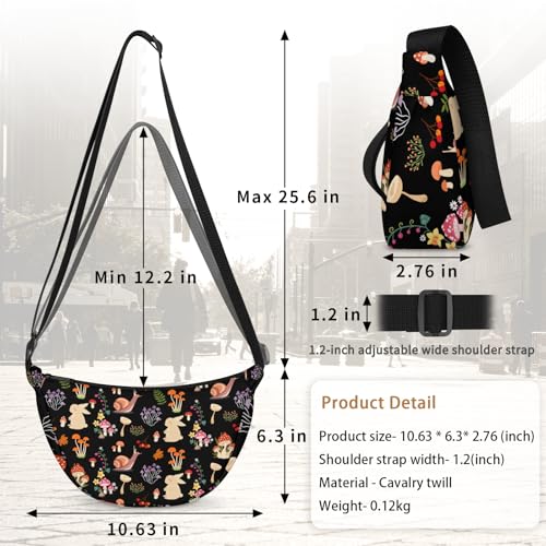 Crescent Bag Crossbody, Crossbody Bags for Women, Sling Bag, Shoulder Bag for Work, Travel, Shopping, Dating2