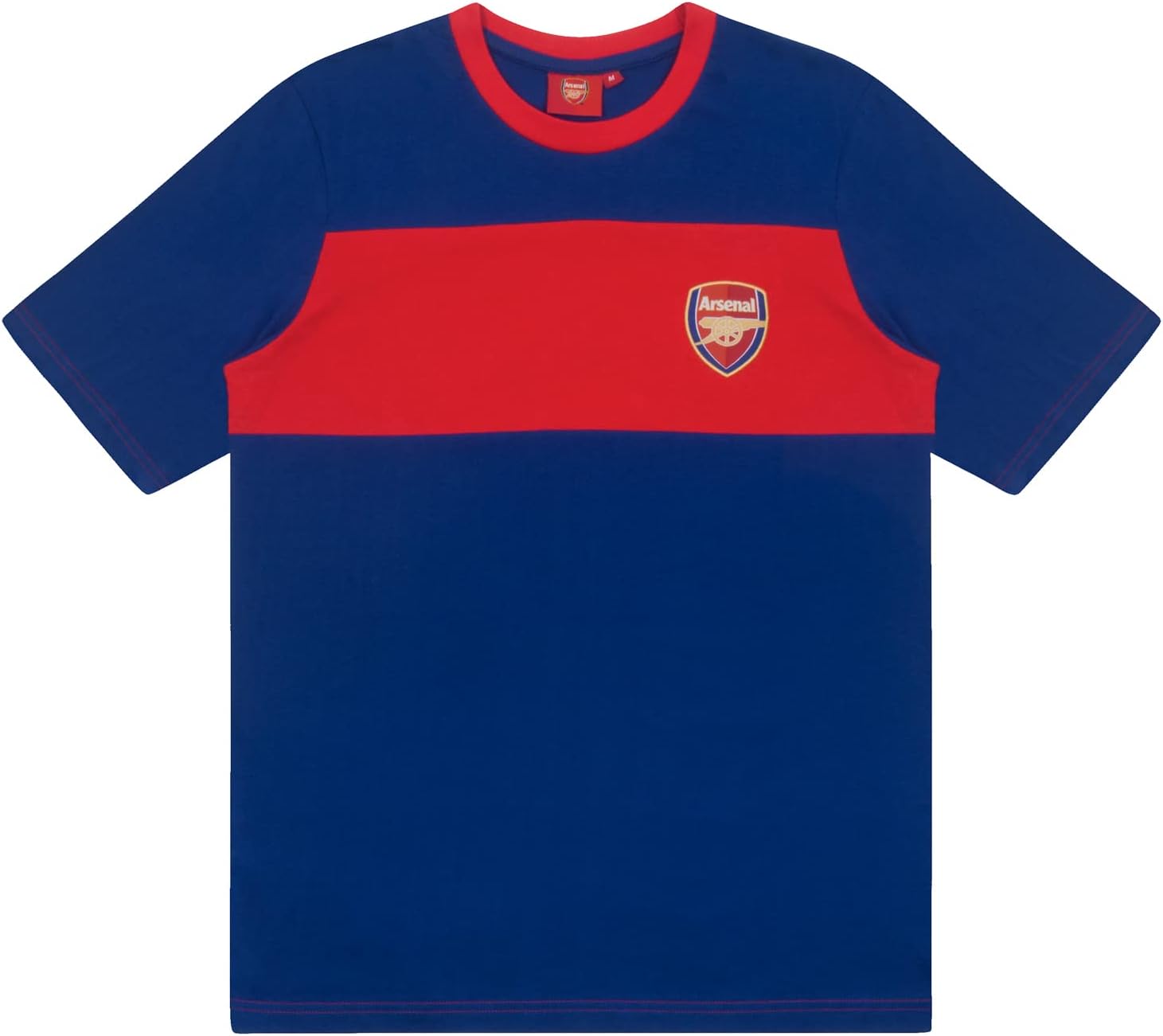 Arsenal FC Official Soccer Gift Mens Premium Long Pajamas Set