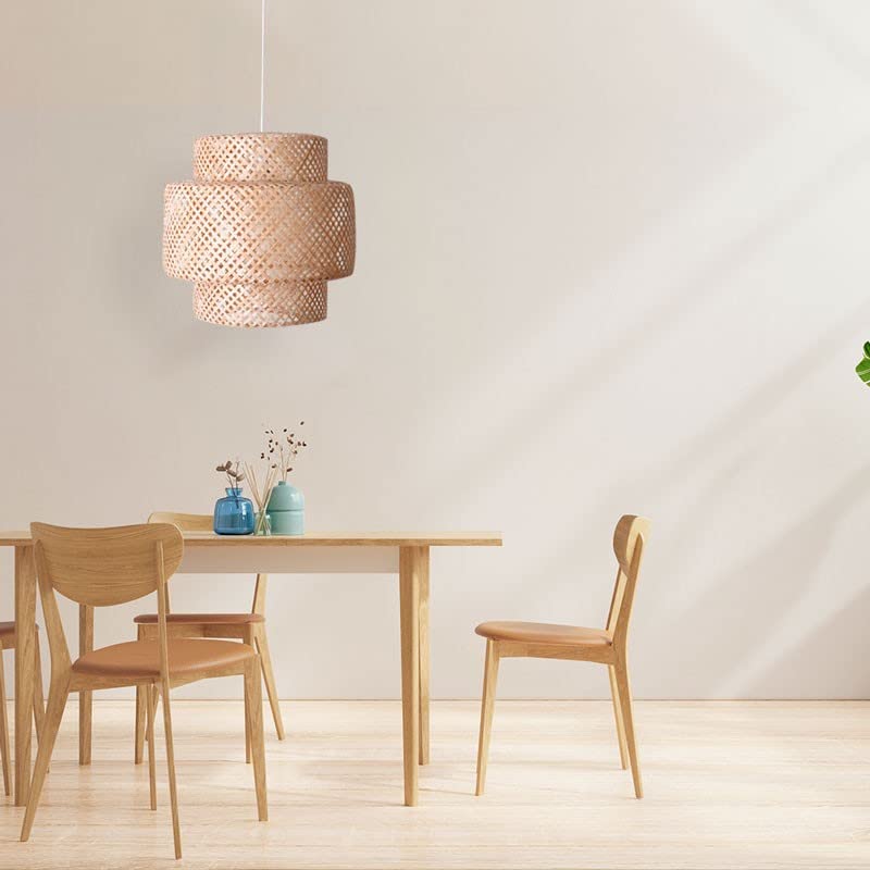 B·LED BARCELONA LED Lámpara colgante de mimbre Onna