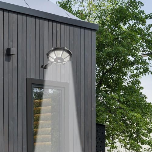 Solar Motion Sensor Lights, Solar Street Lights, Outdoor Solar Garden Lighting, Solar Garden Lamp, LED Waterproof Solar Induction Lamp with Motion Sensor for Garden and Yard Lighting – Image 4