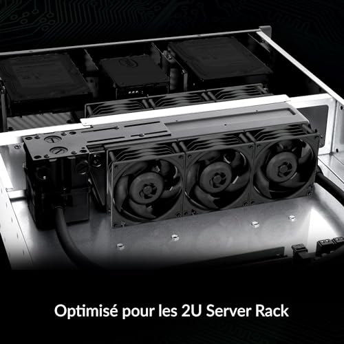Image of ARCTIC S8038-7K - Server Fan, 80x80x38 mm, 500-7000 RPM, PWM Regulated, 4-pin Connector, 12 V DC, Rack Cooling Fan - Black