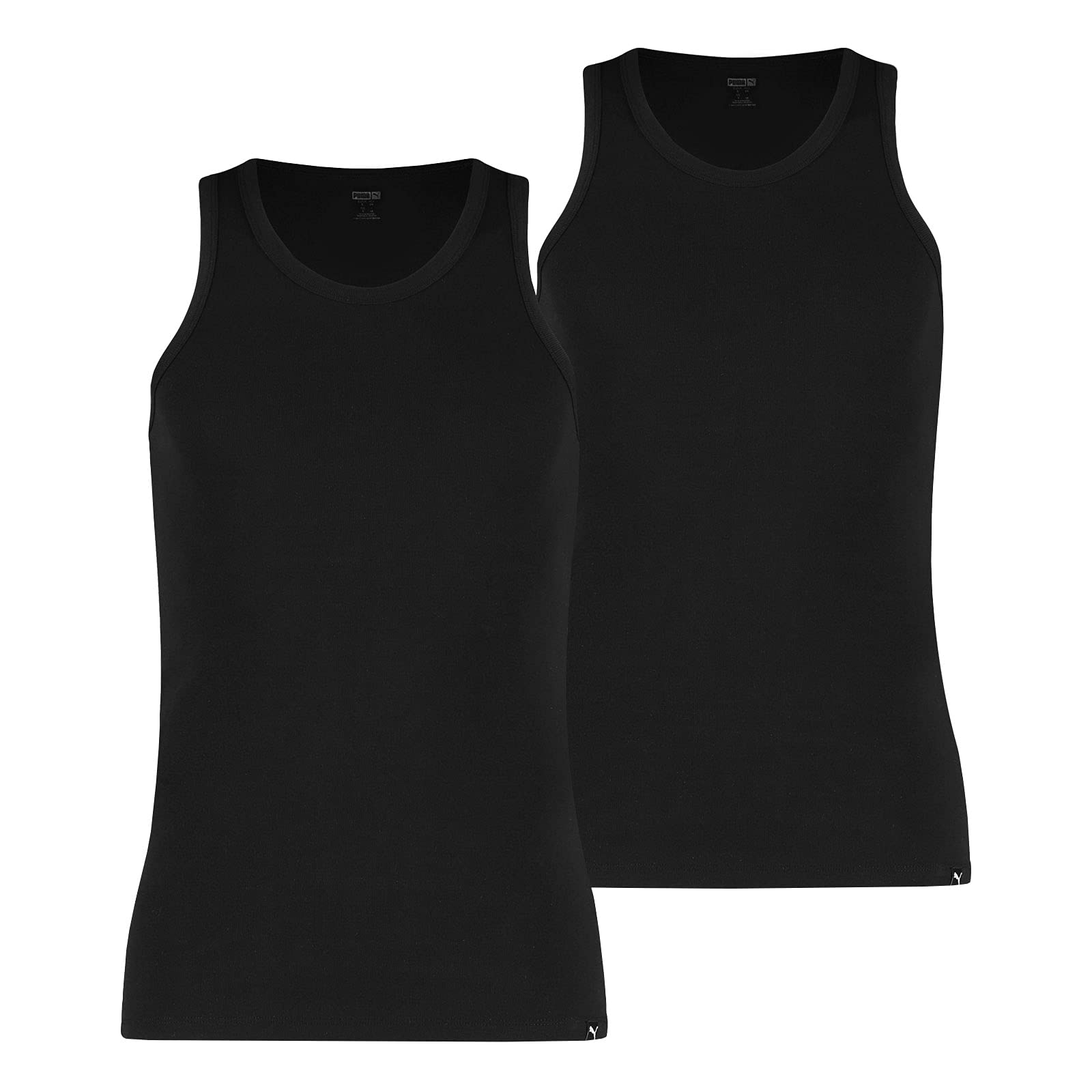 PUMA Vest Camiseta Hombre (Pack de 2)