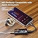 Questyle M15i Headphone Amplifier [MFi Certified] Portable USB C DAC Amps with 4.4mm/3.5mm Dual Outputs Supports PCM 768kHz/DSD512 High Resolution Lossless Audio Adapter for Smartphones/PC/Laptops
