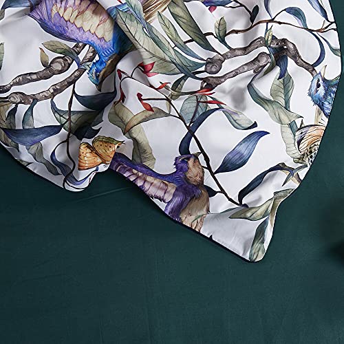 Cupocupa Duvet Cover King Size Set Boho Floral Pattern King Duvet Cover Set For King Size Bed Vintage Soft Bedding Leaf Print Paisley Duvet Cover With Pillowcases #TOP5