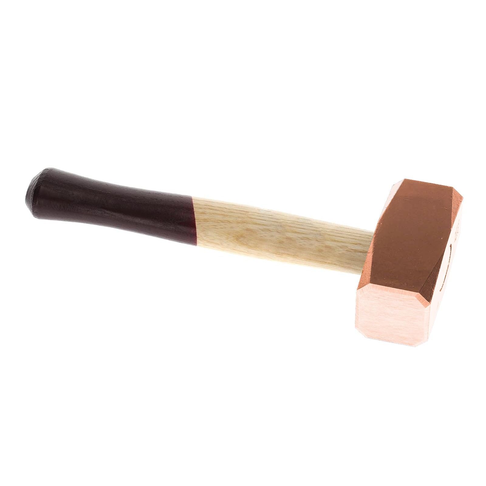 La zappa Mazzetta per muratore con testa in rame e manico in legno linea TOP (300 gr/manico 26 cm)