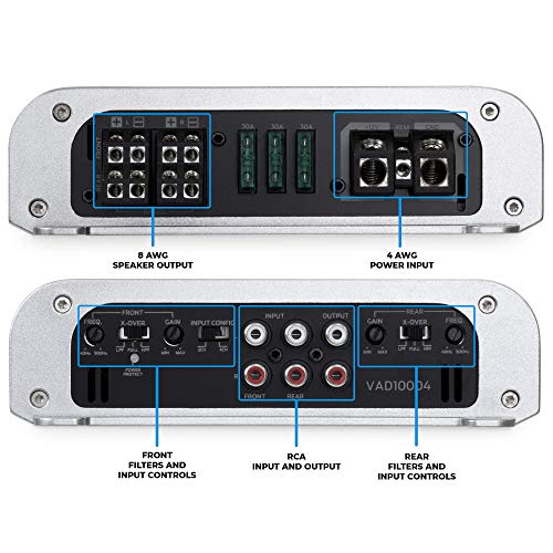 Reviews for NVX VAD10004 1000W RMS Full Range Class D 4Channel Car