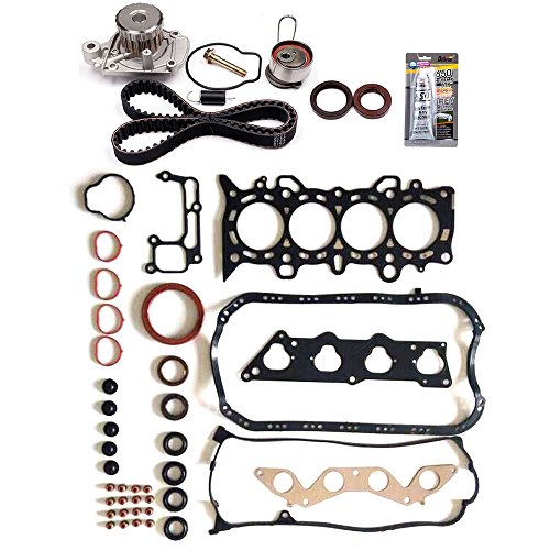 SCITOO Timing Belt Water Pump Kit and Head Gasket Sets Fits 2001-2005 Honda Civic Vtec EX HX 1.7L MLS D17A2 D17A6 SOHC SCITOO Timing Belt Water Pump Kit and Head Gasket Sets Fits 2001-2005 Honda Civic Vtec EX HX 1.7L MLS D17A2 D17A6 SOHC