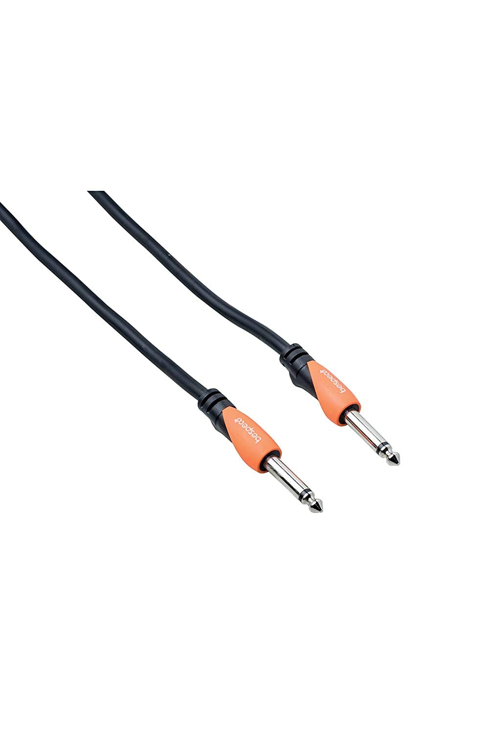 Bespeco SLJJ300 6.3mm TS Mono Male Jack To 6.3mm TS Mono Male Jack - 3 MTR
