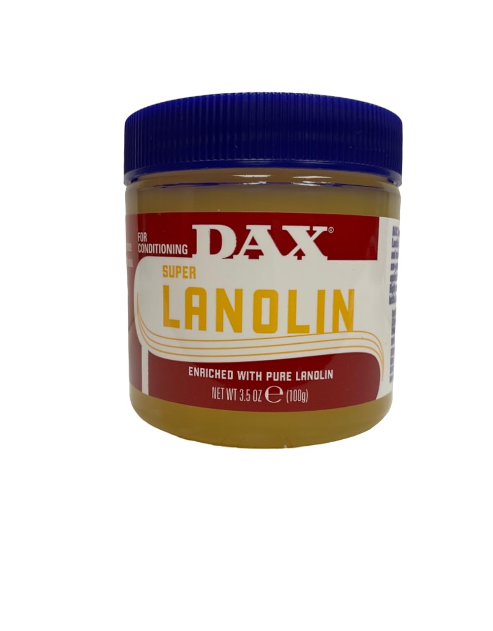 DAX super hair conditioner 100% PURE LANOLIN Not gummy or sticky 3.5OZ