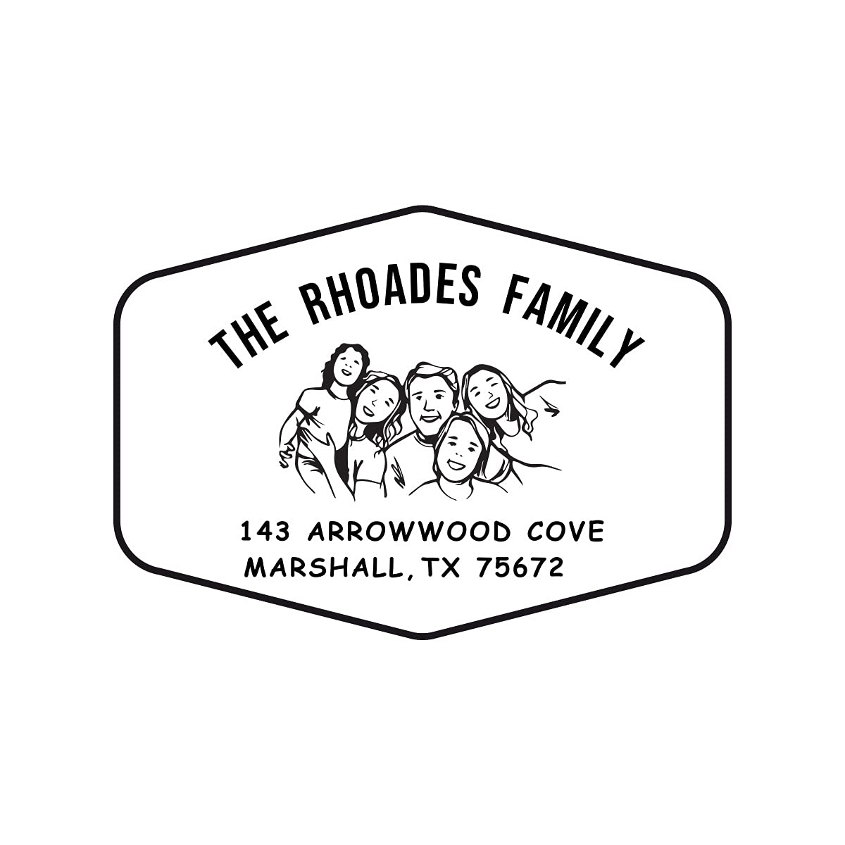 Trodat Family Address Embosser - Hand-Held Embossing Stamp - Seal Embosser Best for Gifts