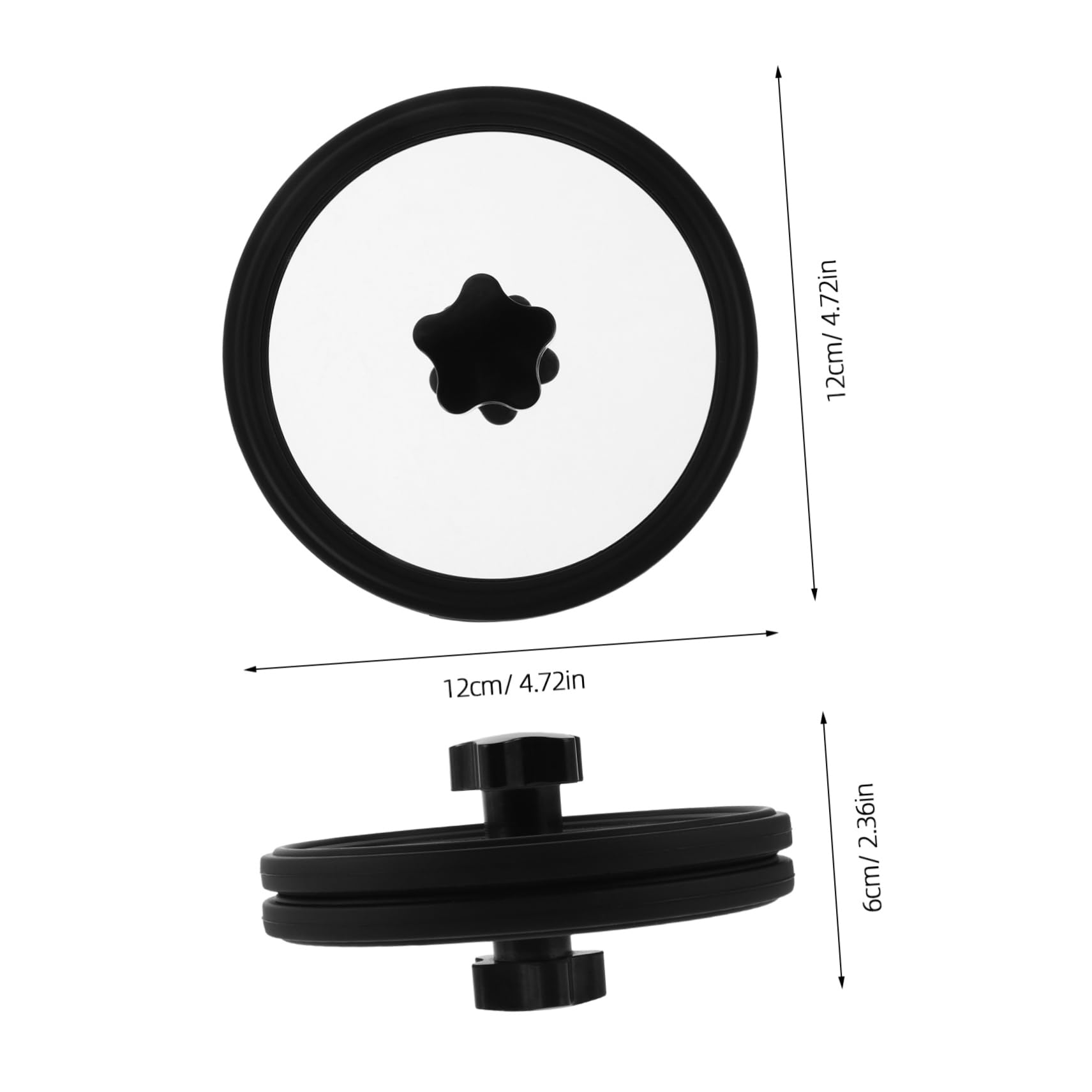 GOOHOCHY Vinyl Record Label Protector Clamp Silicone Cleaner Tool for Static Removal and Wear- Album Accessory for Optimal Record Care