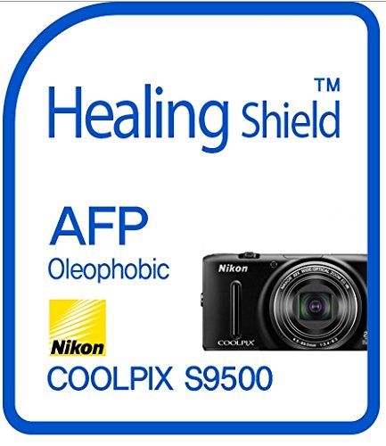 Healingshield XLV[tیtB Oleophobic AFP Clear Film for Nikon Camera Coolpix S9500 [2pcs]