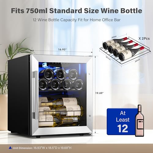 Yeego YEG-WSJC46-2 Small Wine Fridge Refrigerator thumb #1