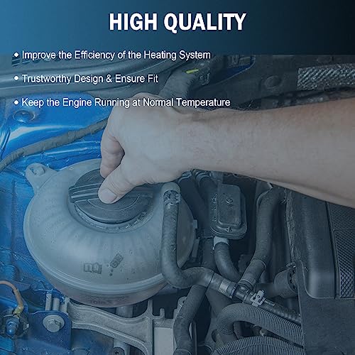 Radiator Coolant Expansion Tank Without Cap Replacement For Volvo For S60 For S70 For S80 For C70 For V70 For Xc70 For Xc90 Kfkgf 30741973 Radiator Coolant Overflow Reservoir Expansion Recovery Tank #TOP1