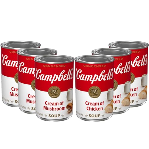 Campbell’s Condensed Cream of Chicken and Cream of Mushroom Soup ...