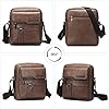 Leathario Men's Crossbody Bag,Vegan Leather, Small Messenger Shoulder Purse Side Sling Satchel for Travel Work #4