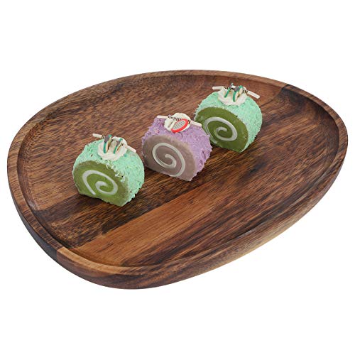 Bandejas de Madera para Servir Platos Irregulares de Madera para Servir Charcutería Tabla para...