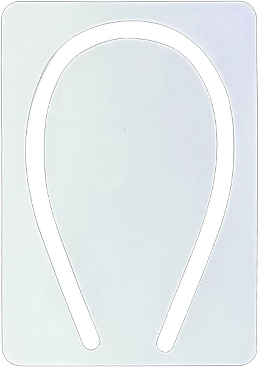 Pack of 10/1 Pearl Holder Card Pearls Exhibition Board Blank Display Cards for Necklace/Bracelet Accessories Holder, White