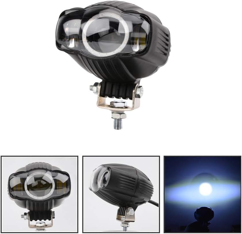 Asmila LED Driving Lights for Bicycles and Motorcycles, IP 67 Waterproof Driving Lights 30W for Dirt Bikes, Trucks, ATV, UTV and SUV, Set of 2PCS