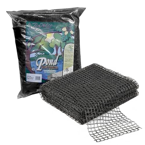 DeWitt Deluxe Pond Netting for Fish & Aquatic Life, 20' x 30' - Leaf & Debris Control Reusable Net...