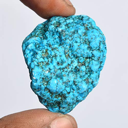 Egl Certified Blue Turquoise 102.50 Ct A Grade Natural Raw Rough Blue Turquoise Gemstone for Cabbing2