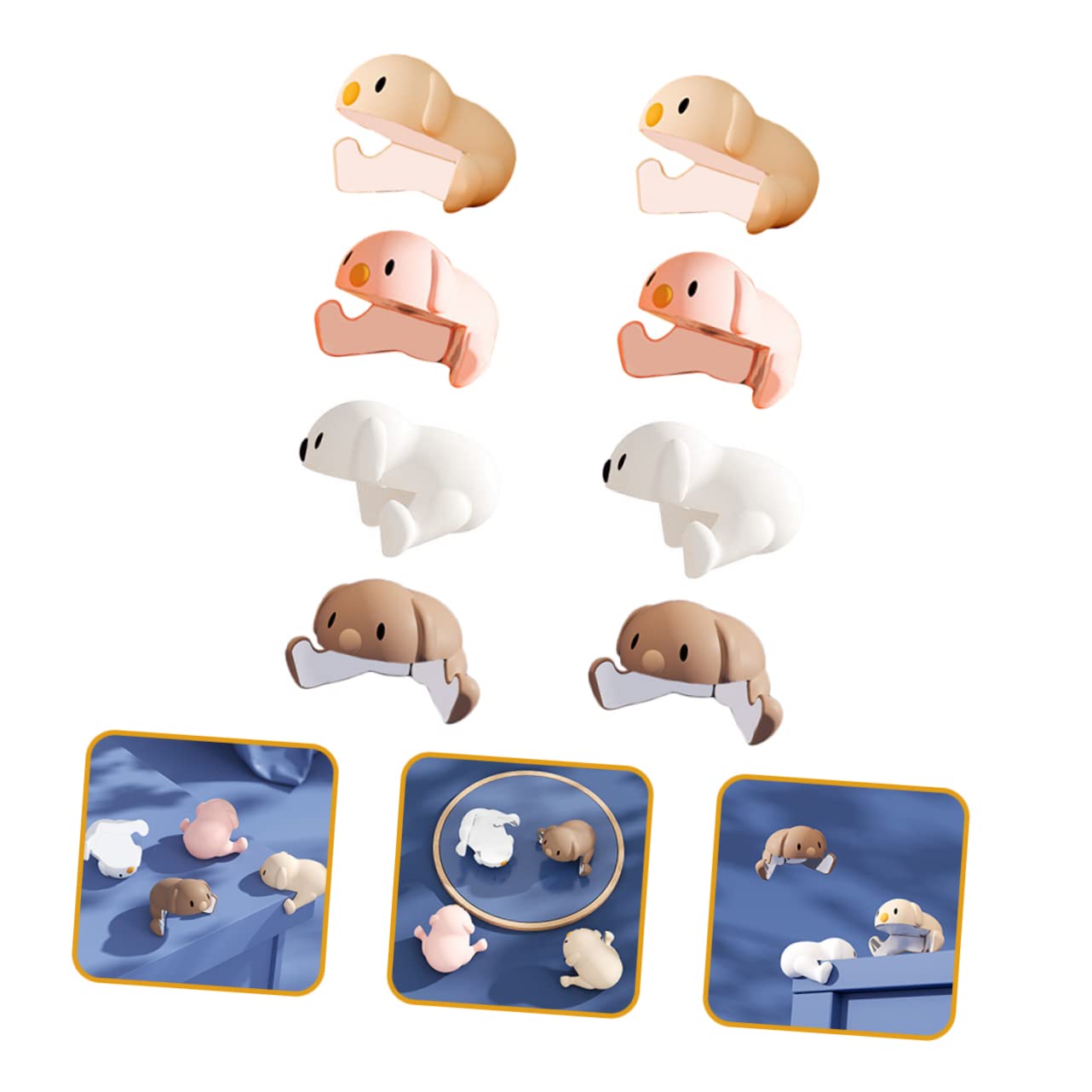 VICASKY 4 juegos de fundas protectoras para esquinas de muebles, 8 unidades x 4