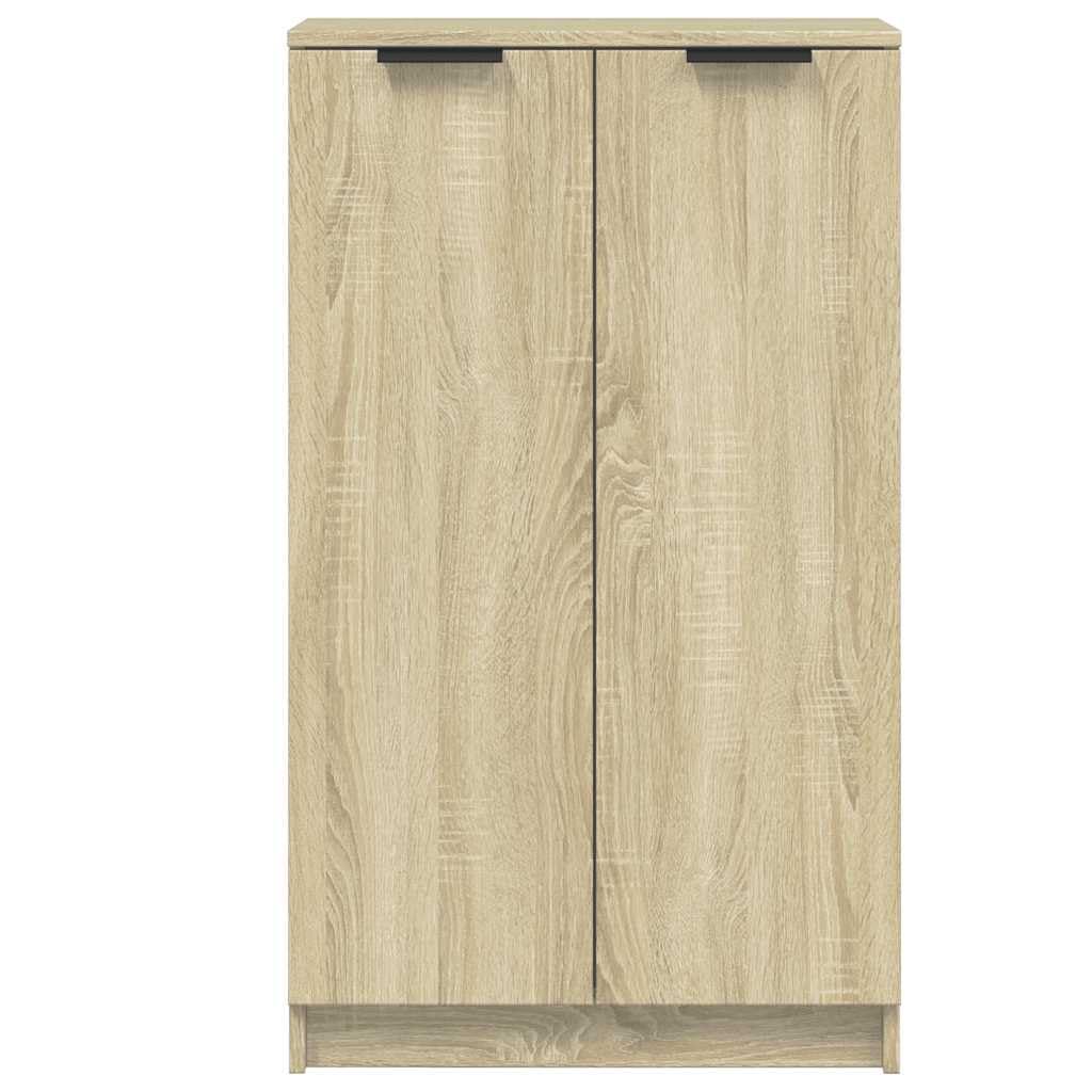 vidaXL Zapatero Madera contrachapada Roble Sonoma 59x35x100,5 cm