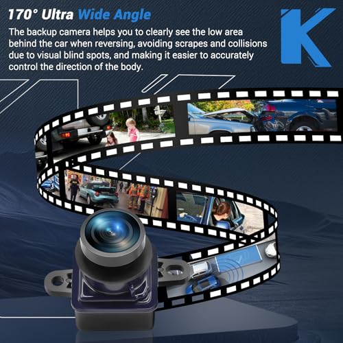 Image of Rear View Backup Camera Compatible with Dodge Journey 2011 2012 2013 2014 2015 2016 2017 2018 2019 2020 Park Assist Camera 170 HD Night Vision Waterproof Rear Camera