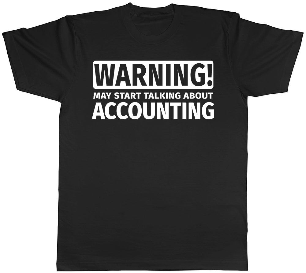 Shopagift Warning May Start Talking About Accounting Unisex T-Shirt Black