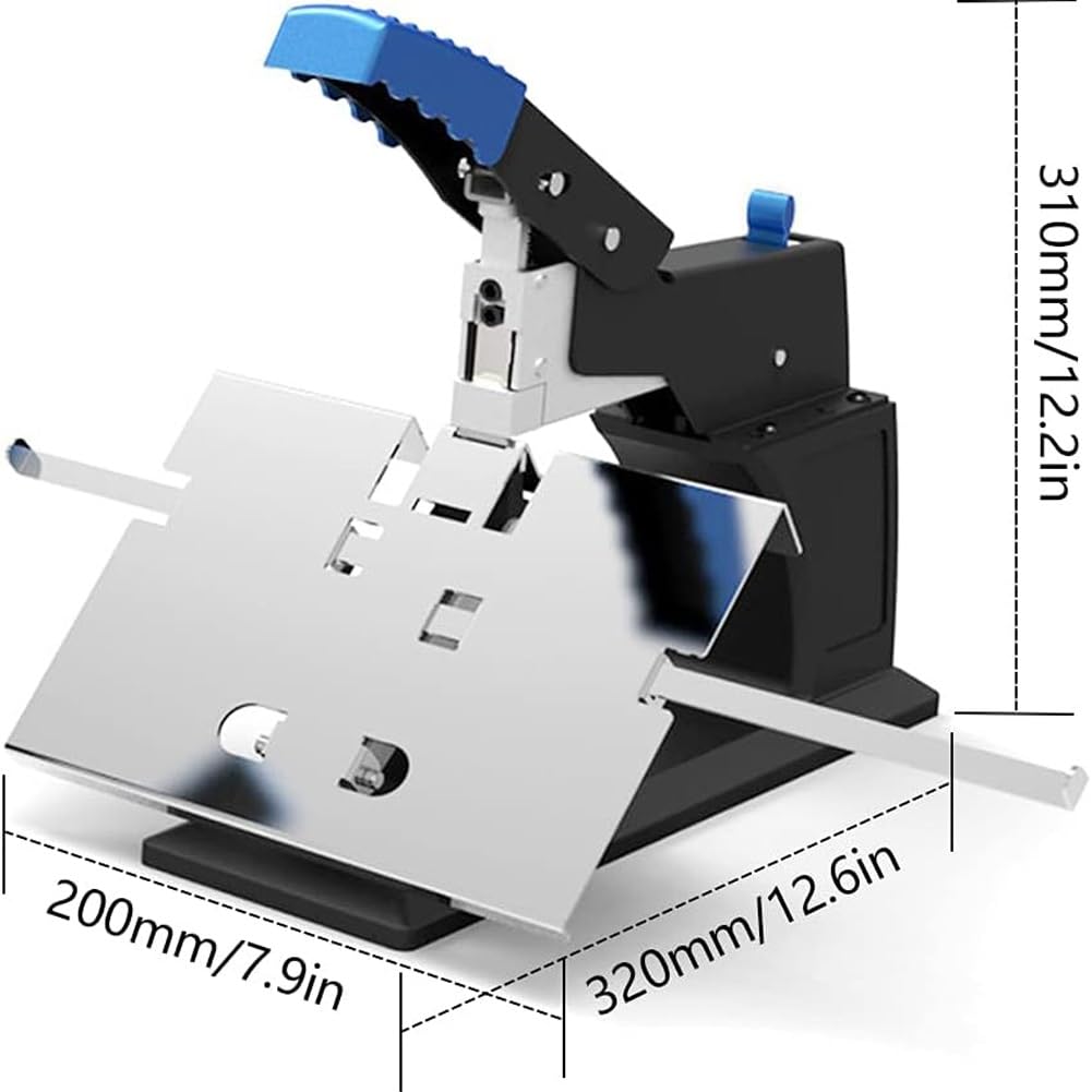 Cucitrice Manuale da Tavolo con Design Robusto, capacità di 60 Fogli per Carta A3/A4, Cucitura Piatta e a Sella, Ideale per Uso Domestico, Scolastico e in Ufficio.