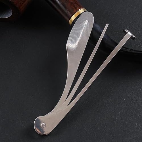 1 x silbernes Rohrstampfwerkzeug, Edelstahl-Rohrreiniger-Reinigungswerkzeug, starke und langlebige Reibahle, Reibahlen, Tamperwerkzeug, praktisches Zubehör