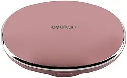 MUDOR – Estojo requintado para lentes de contato – Mini kit de viagem de lentes de contato, caixa com suporte de caixa de contato, inclui ferramenta de remoção com pinças e estojo organizador de contato sem vazamento para lentes macias e duras (rosa)