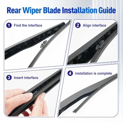 Image of AJK 14 Inch Rear Wiper blade for BMW X5 2019-2026