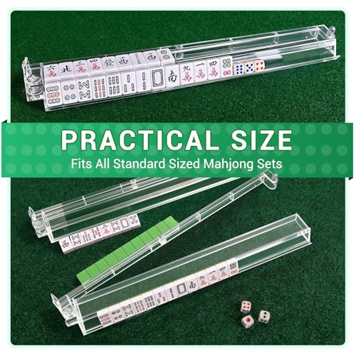 Set de 4 Soportes para Fichas Mahjong con Empujadores miniatura 6