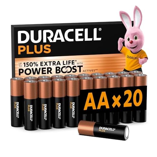 Duracell Plus AA Mignon Alkaline-Batterien, 1.5V LR6 MN1500, 20er-Pack
