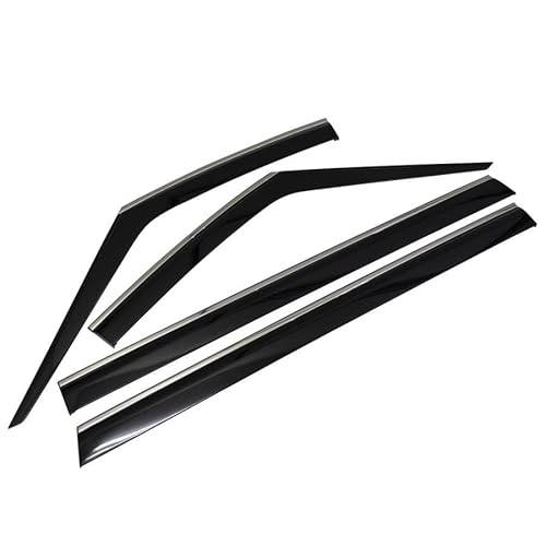 40系 アルファード/ヴェルファイア AAHH4#/AGH4# 専用設計 シルバーステンレスモール付/スモーク ドアバイザー/サイドバイザー 強力両面テープ&取付固定金具一体型 純正メーカー採用品質(社外品)