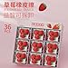 9PC-Creative Personalized Grape Straw Berry-Shaped Rubber Rubbing Students Student Study Test Classroom Stationery-(Strawberry)