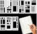 21Pcs Planner Stencils Templates Set for Journaling Notebooks, Reusable Handmade Flexible Stencils for Planning, DIY Scrapbooking & Bullet Journal